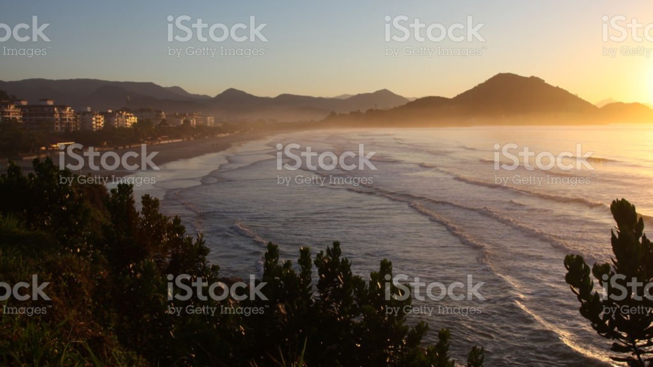 Surfing beach in Brazil