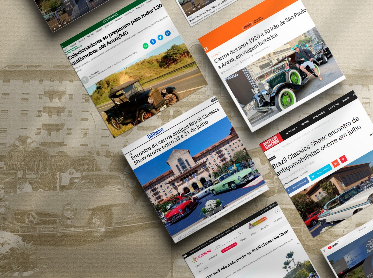 24º Encontro de Carros antigos em Araxá é destaque na mídia nacional e internacional