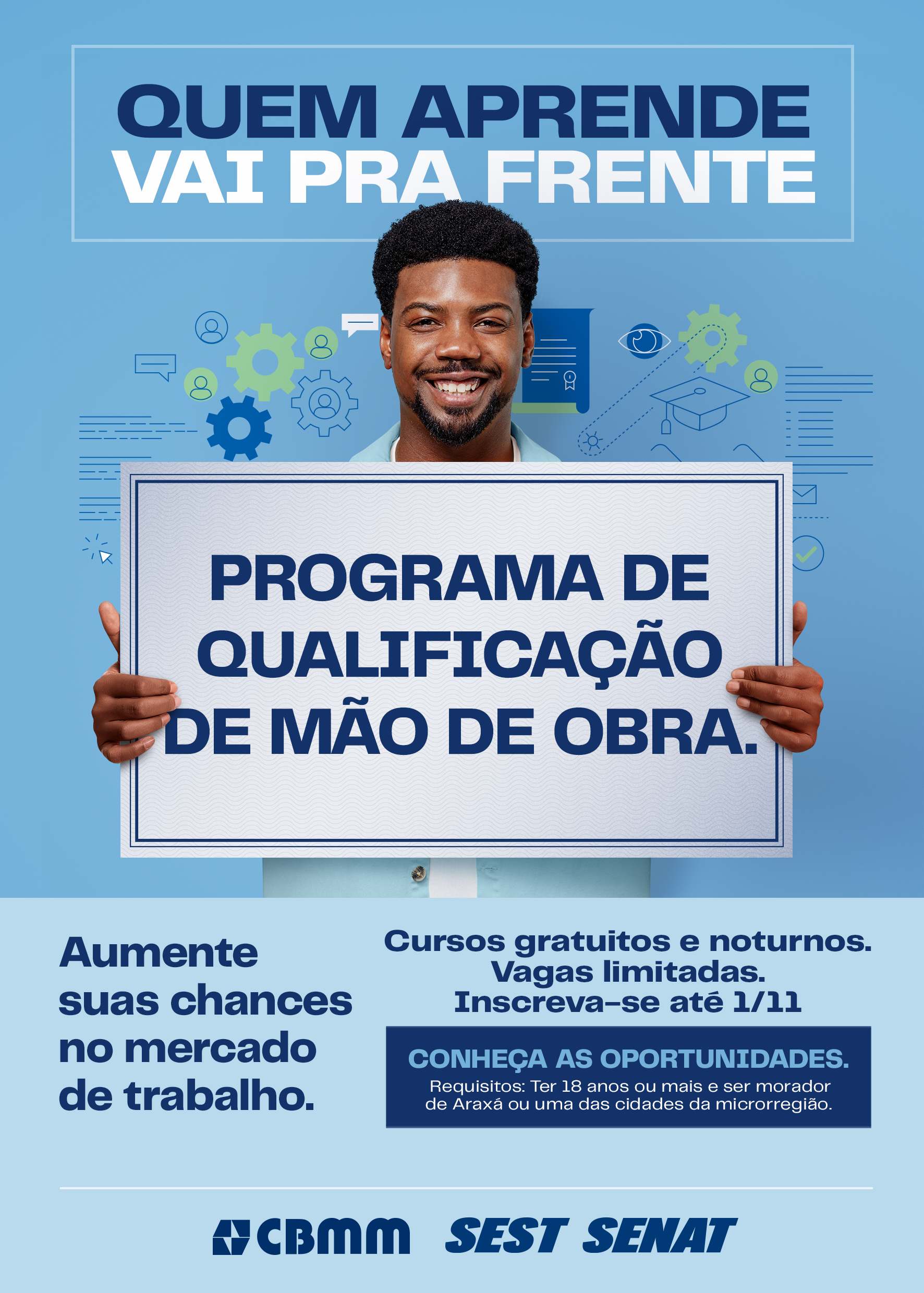 CBMM em parceria com o SEST/SENAT anuncia cursos de qualificação de mão de obra