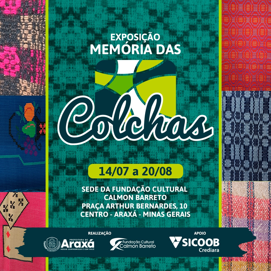 Exposição Memória das Colchas está aberta para visitação gratuita até 20 de agosto
