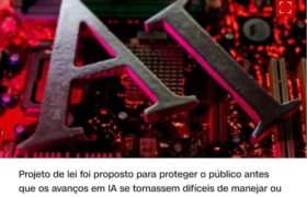 Califórnia veta lei de segurança sobre IA após alerta de empresasProjeto expandia necessidade de testes, obrigava instalação de dispositivo para desligar sistemas e estabelecia regulador(Reuters)