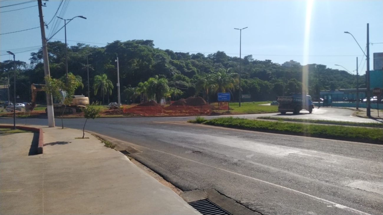 Rotatória da Av. João Paulo II com Av. Danilo Cunha será interditada para obras neste domingo (23)