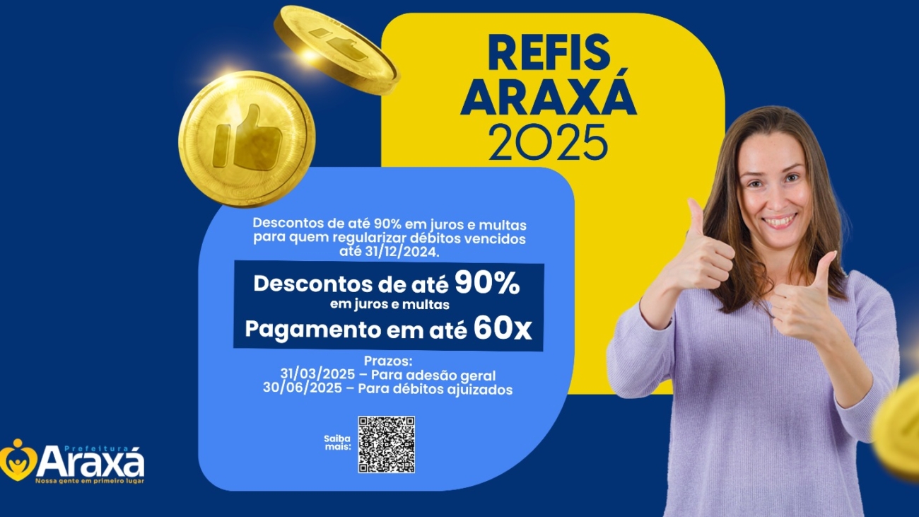 Araxá institui Programa de Regularização Fiscal para contribuintes em débito