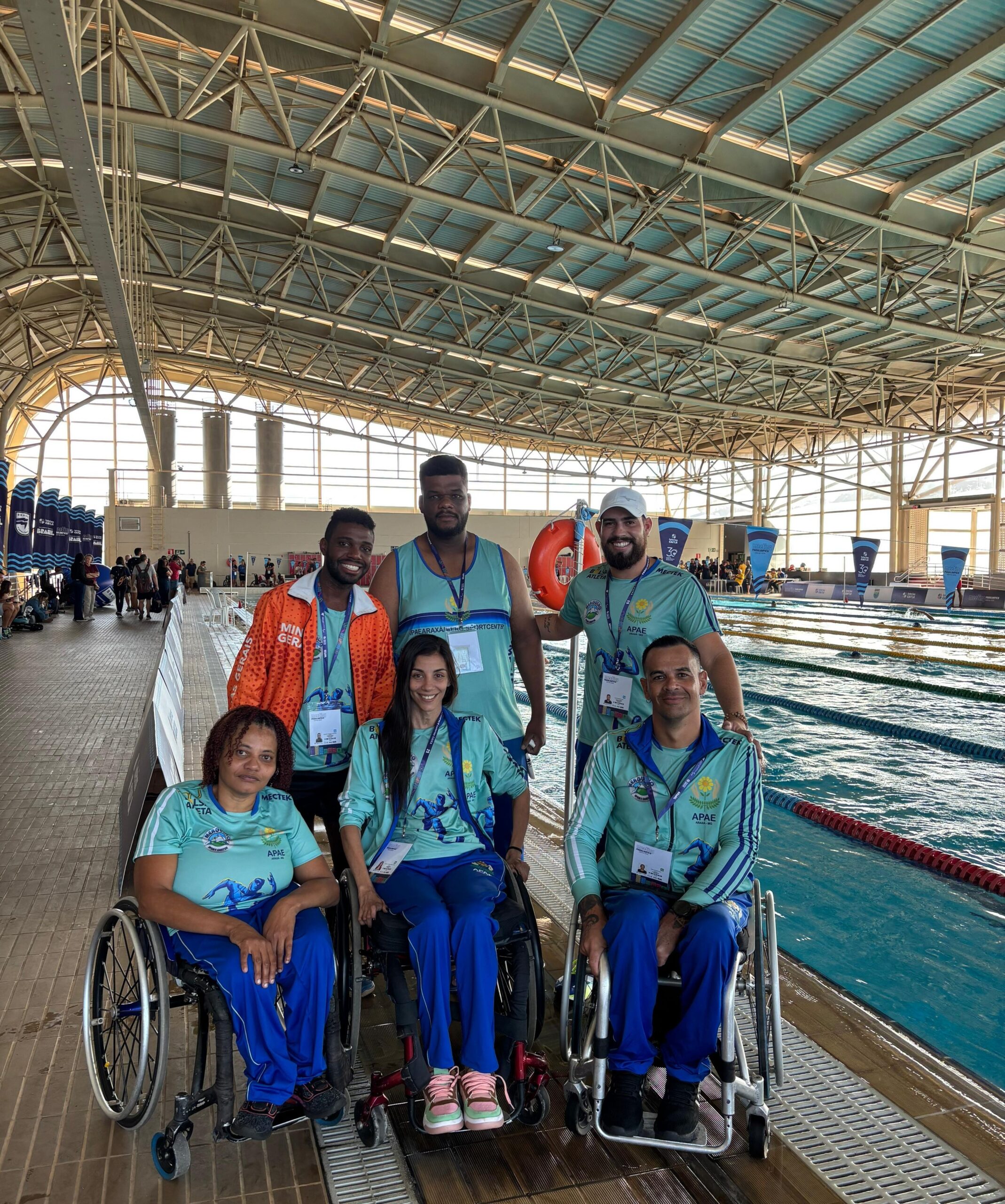 Com apoio da Prefeitura, equipe APAE Paralímpica de Araxá conquista 45 medalhas no Meeting