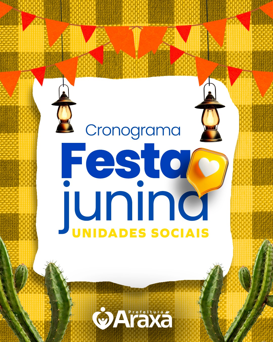 Unidades sociais promovem festas juninas com programação para várias regiões de Araxá